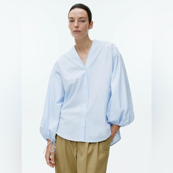 Arket Tops - Arket Puff Sleeve Balloon Sleeve Blouse Top Worn Once! 38